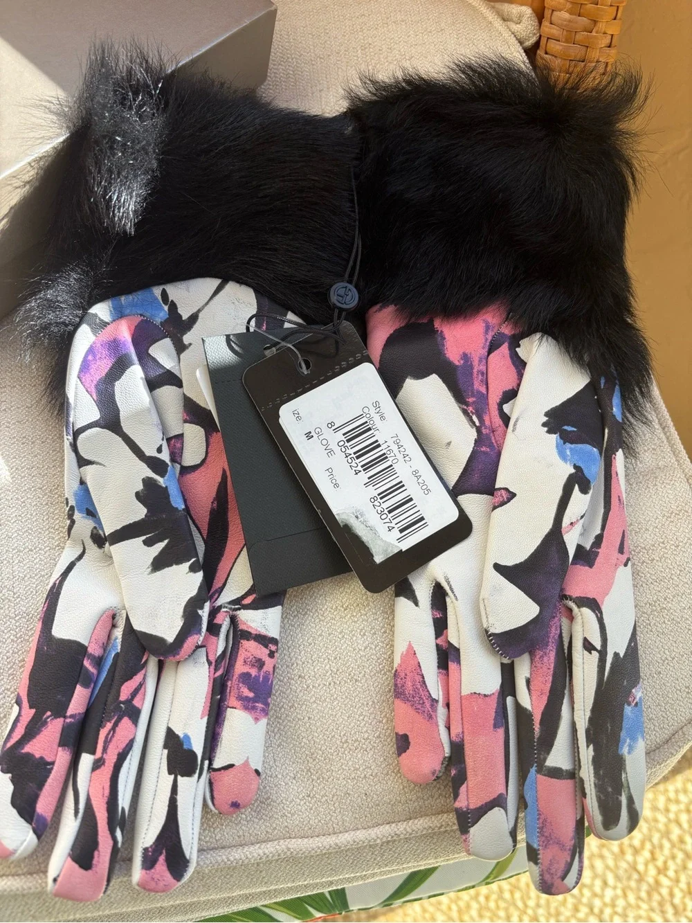 Giorgio Armani Lambskin Gloves